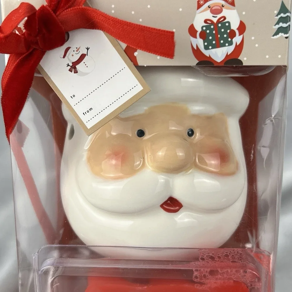 Santa Electric Plug-in Wax Warmer Nightlight Wax Melts Cinnamon‎ Cheer Christmas
